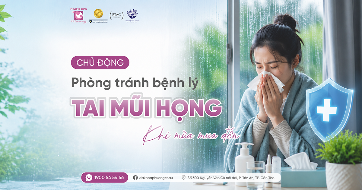Chủ động phòng ngừa các bệnh lý tai mũi họng khi mùa mưa đến