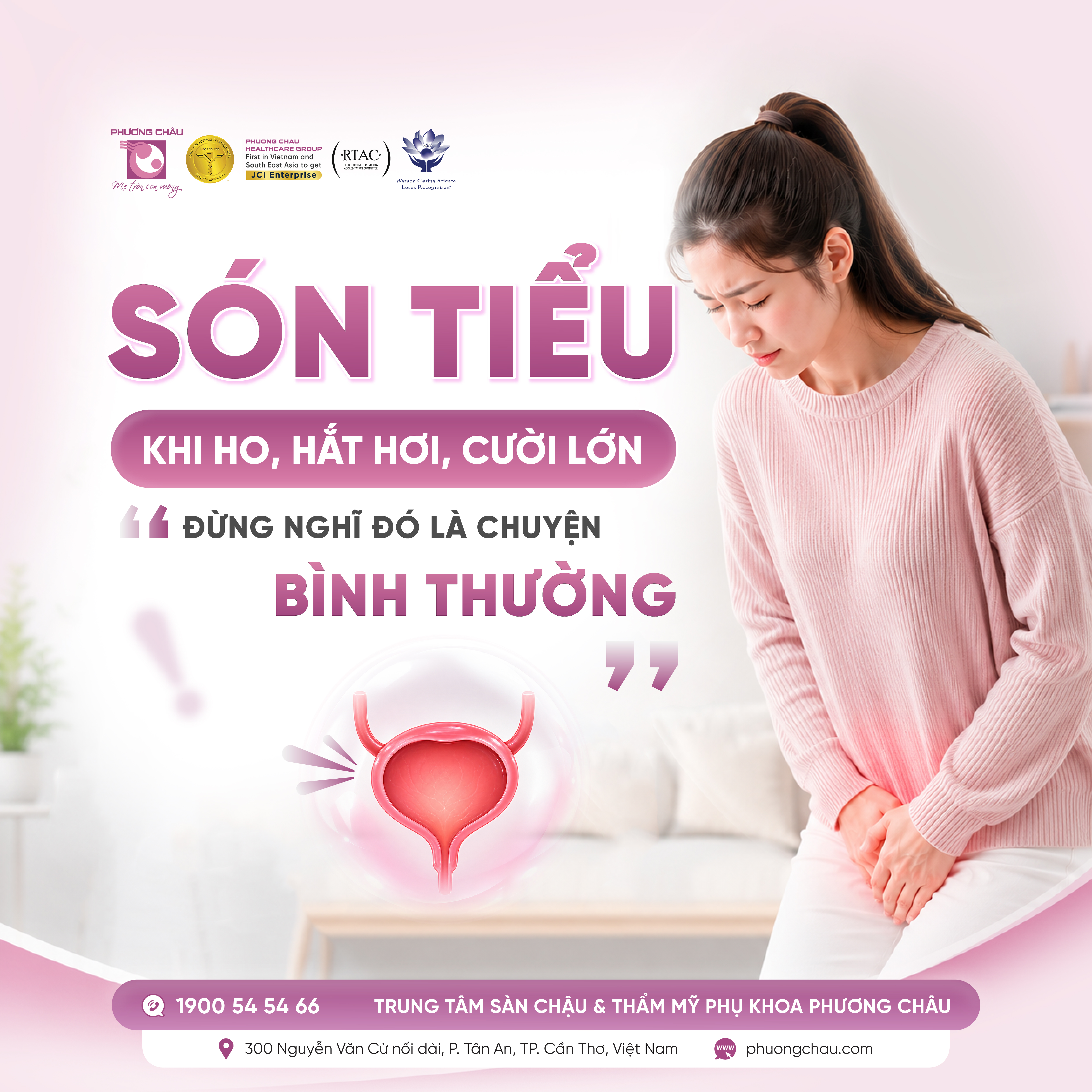 Bệnh lý són tiểu & Những điều cần lưu ý