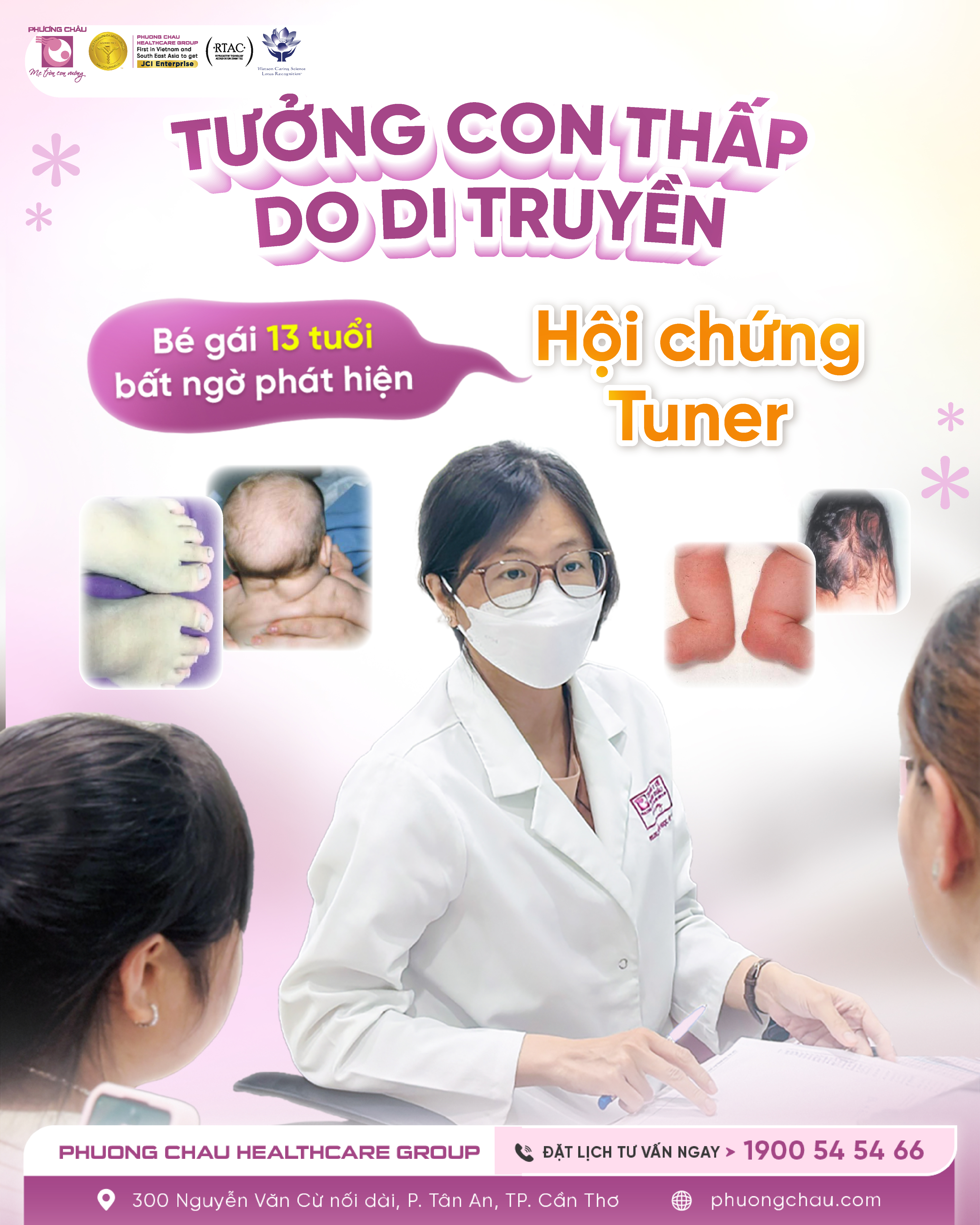 Bé gái 13 tuổi bất ngờ phát hiện hội chứng Turner