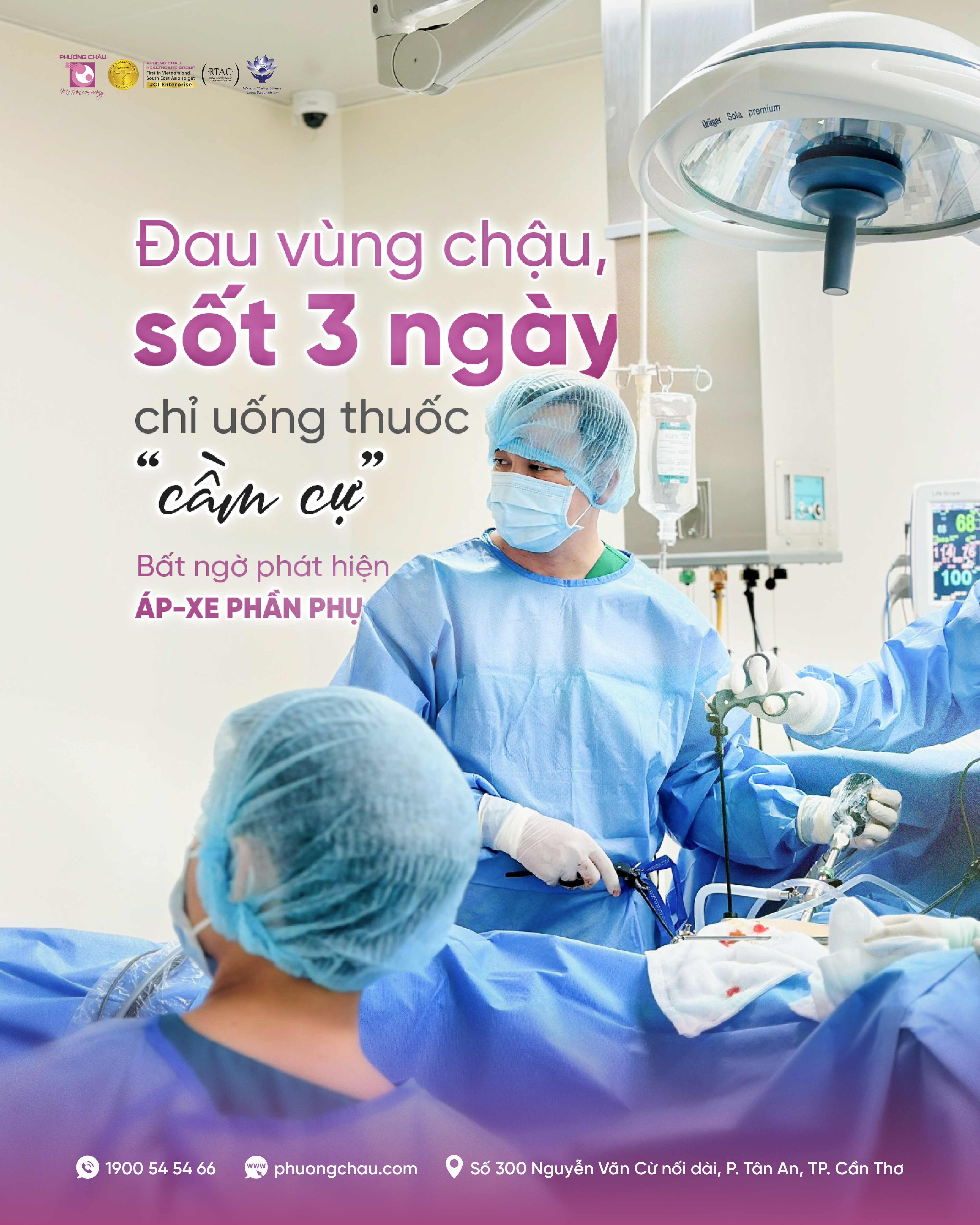 Áp xe phần phụ ở phụ nữ lớn tuổi