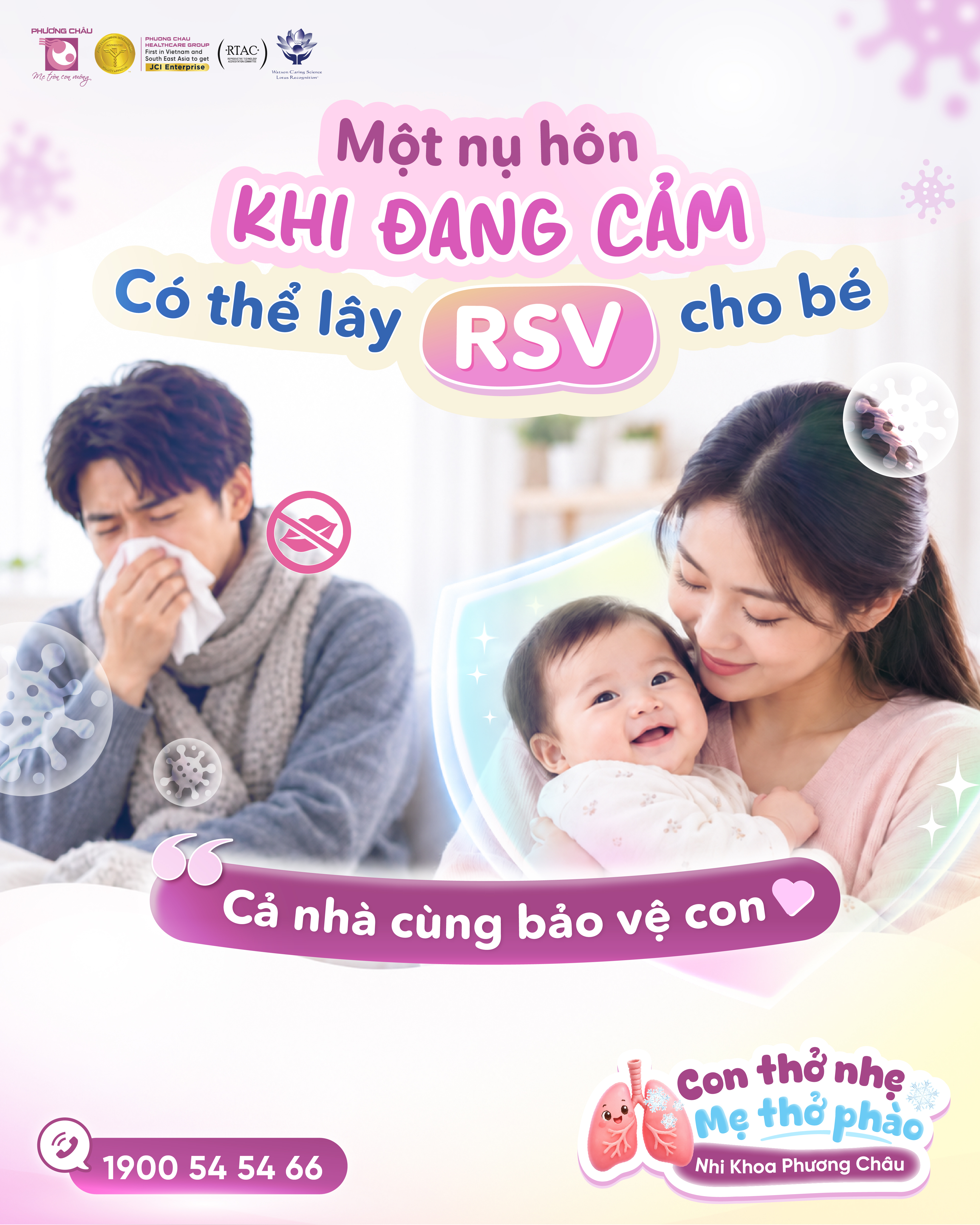 Cách bảo vệ trẻ sơ sinh và trẻ nhỏ khỏi RSV trong gia đình