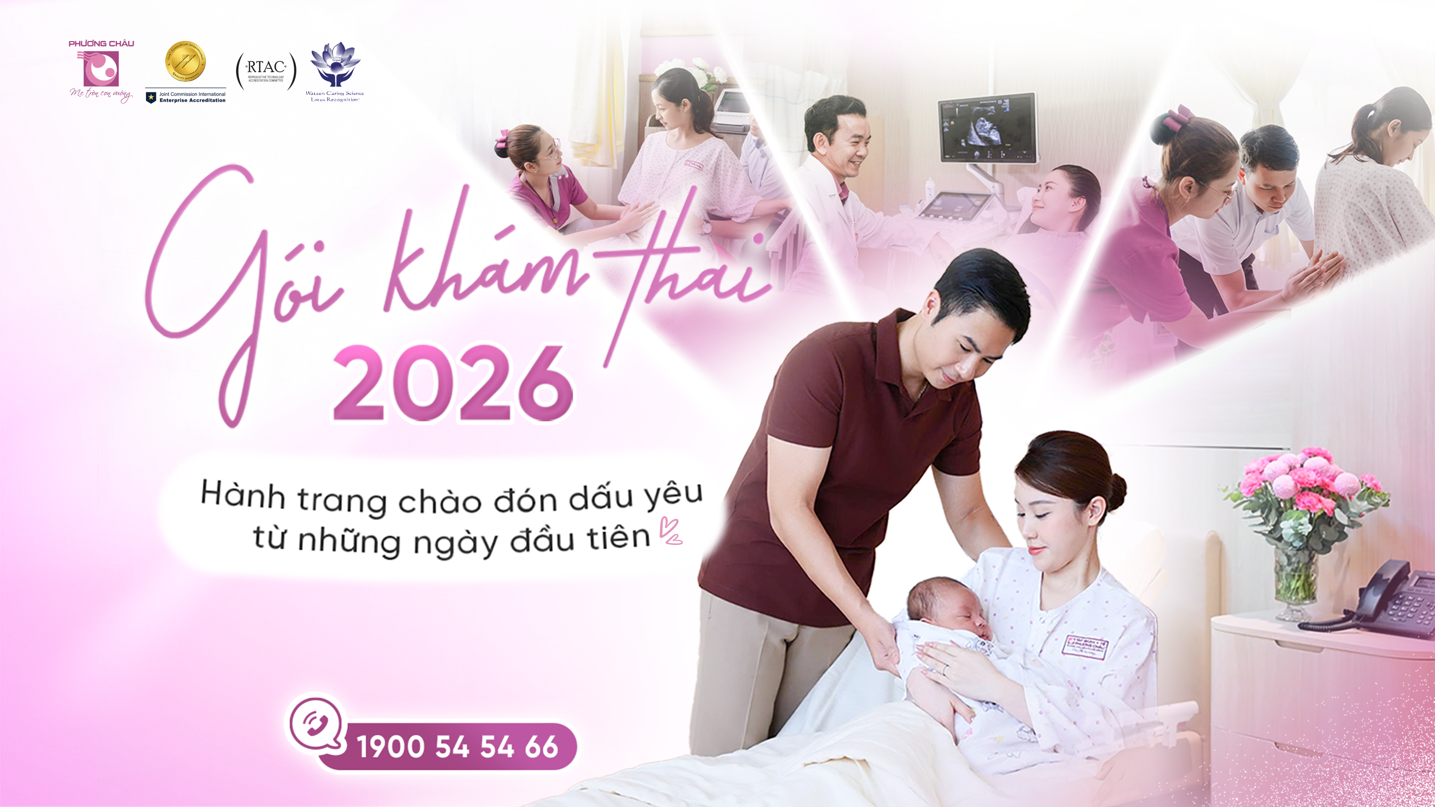 GÓI KHÁM THAI 2026: HÀNH TRANG CHÀO ĐÓN DẤU YÊU TỪ NHỮNG NGÀY ĐẦU TIÊN