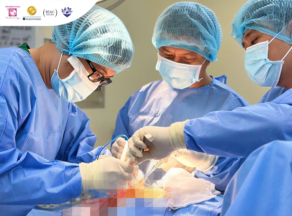 Quy trình phẫu thuật an toàn được chuẩn bị kỹ lưỡng vì bệnh nhân có bệnh nền và vô cùng lo lắng