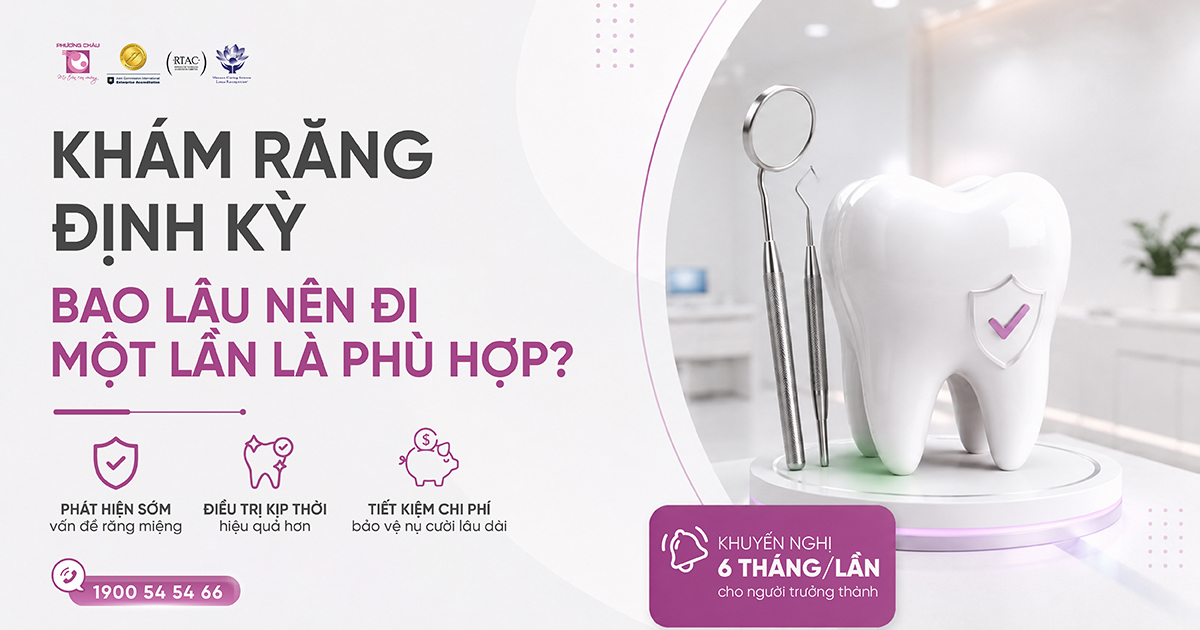 Khám răng định kỳ là thói quen tốt nên được duy trì thường xuyên