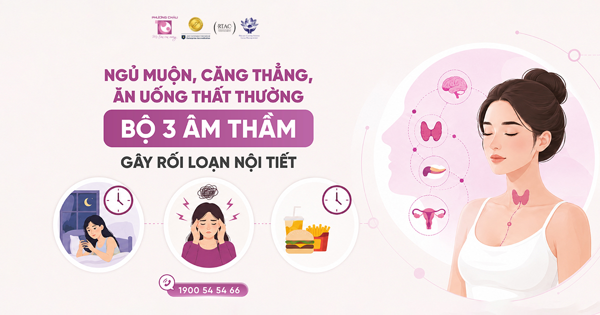 Rối loạn nội tiết có thể đến từ những thói quen chưa tốt hàng ngày