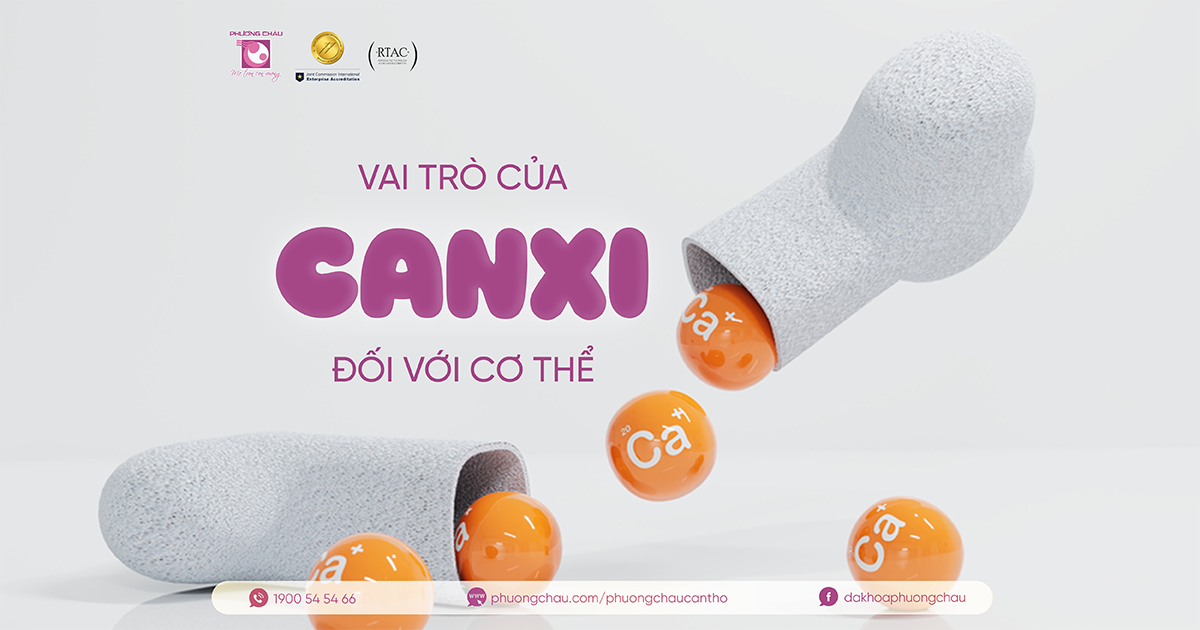 Canxi có nhiều vai trò quan trọng đối với cơ thể