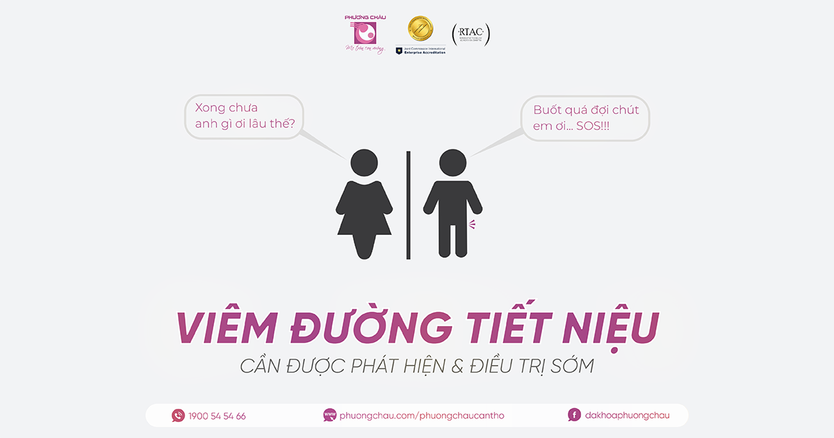 Viêm đườngt iết niệu cần được phát hiện và điều trị sớm