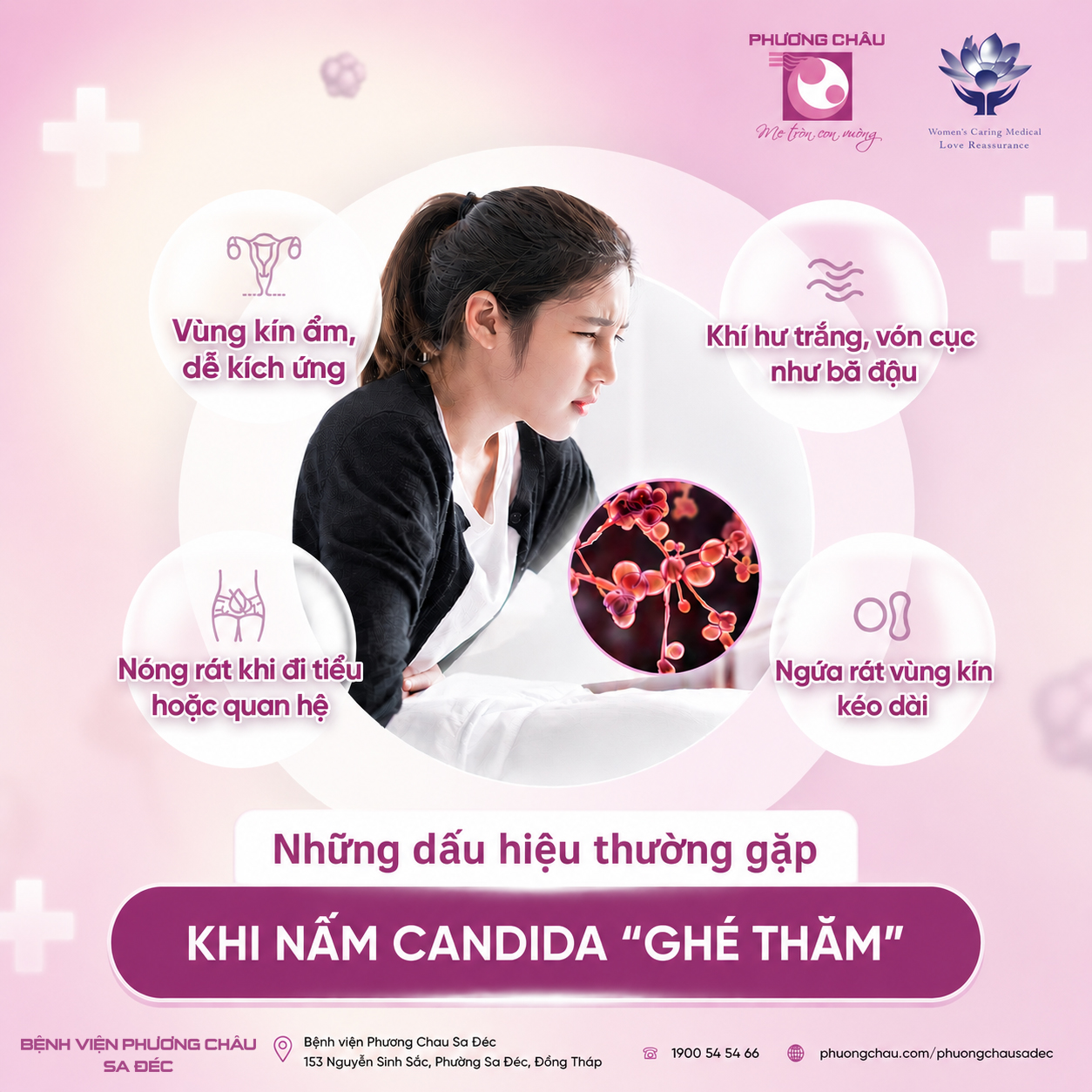 MÙA HÈ – THỜI ĐIỂM NẤM CANDIDA DỄ “GHÉ THĂM” CHỊ EM