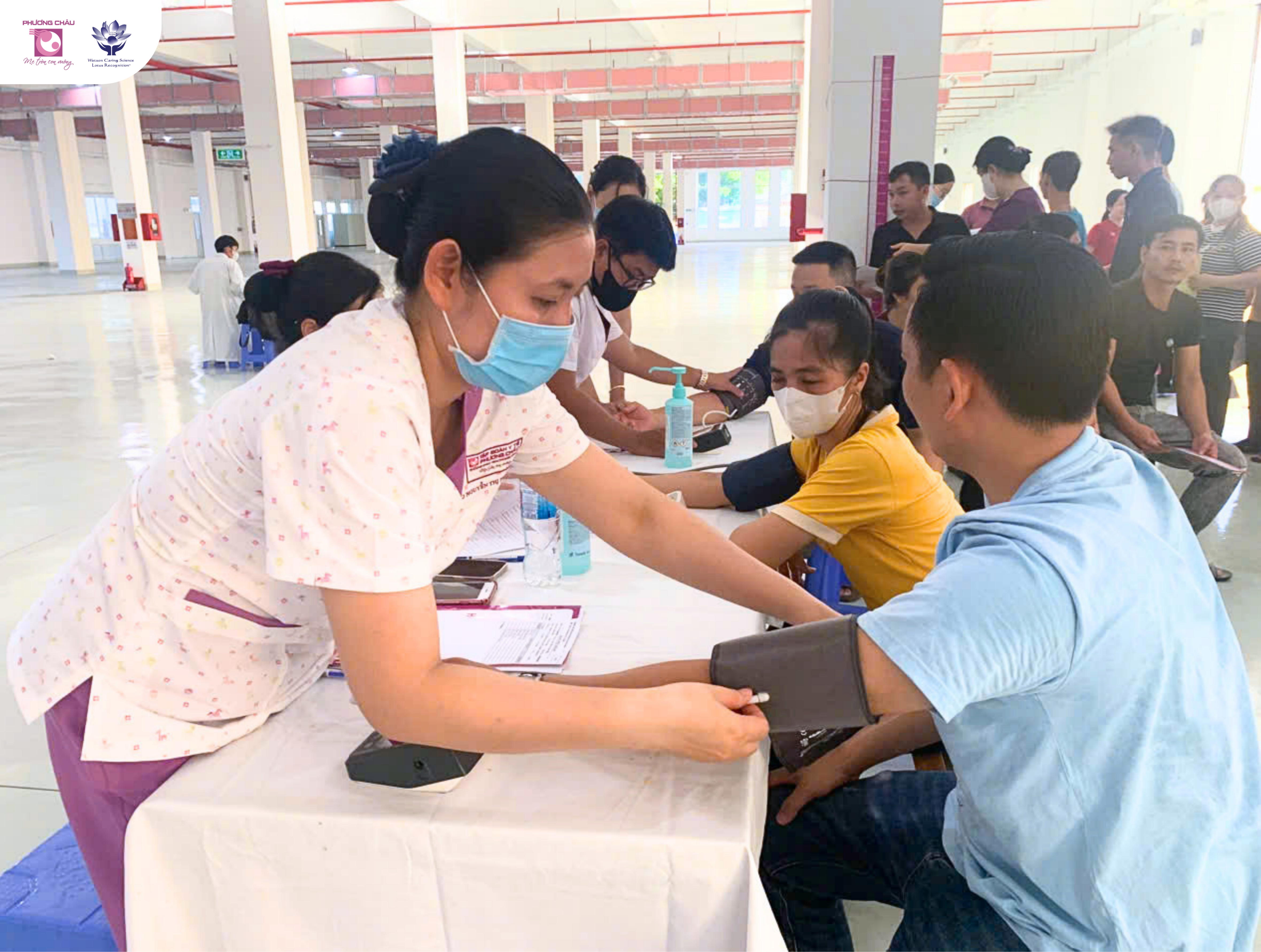 PHƯƠNG CHÂU SA ĐÉC ĐỒNG HÀNH CHĂM SÓC SỨC KHỎE NGƯỜI LAO ĐỘNG