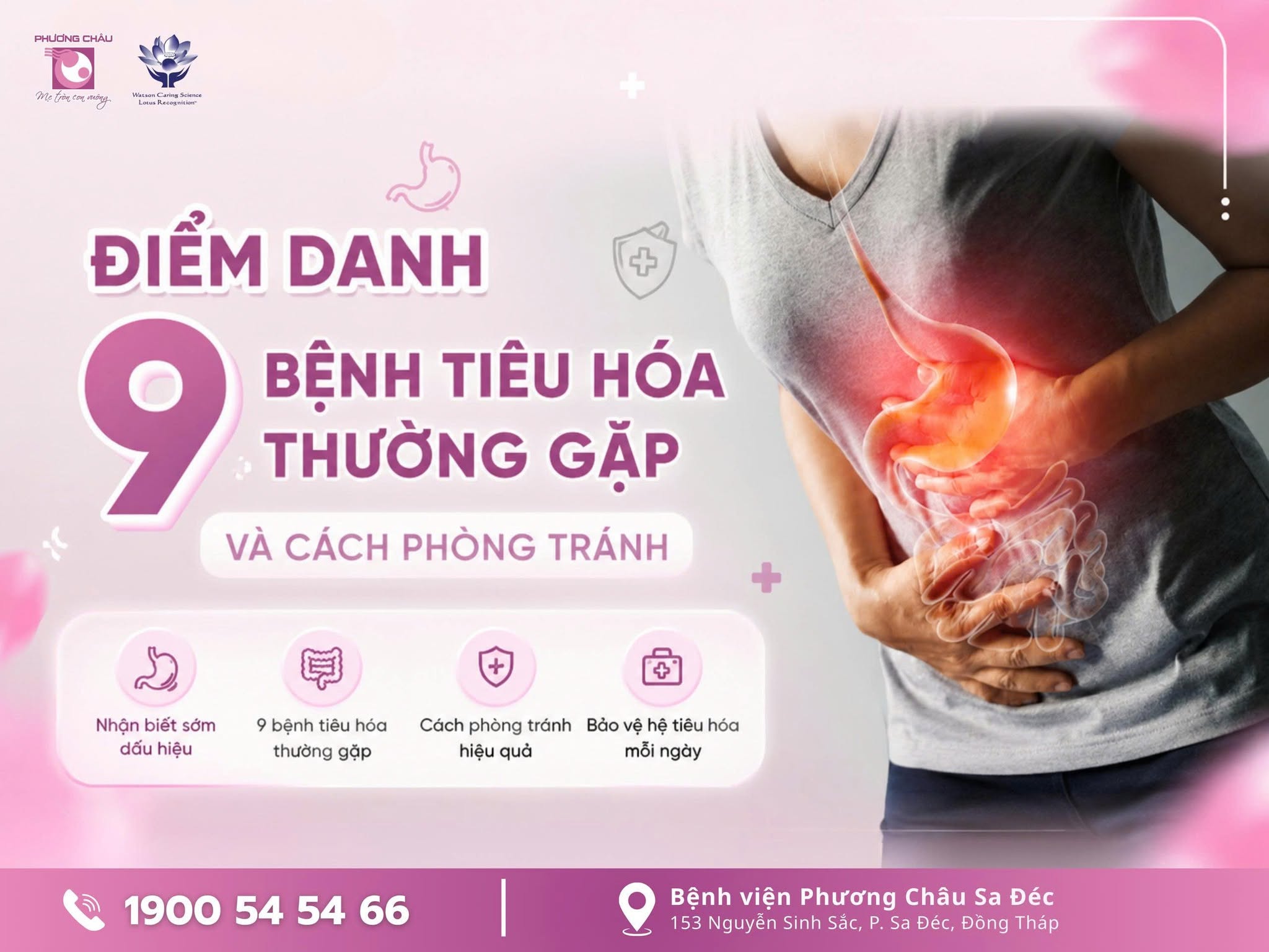 ĐIỂM DANH 9 BỆNH TIÊU HÓA THƯỜNG GẶP VÀ CÁCH PHÒNG TRÁNH HIỆU QUẢ