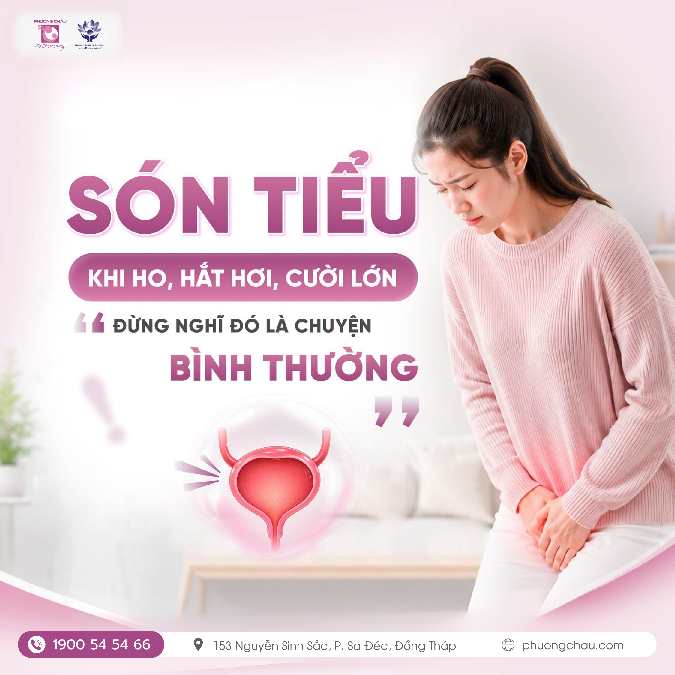 Bệnh lý són tiểu & Những điều cần lưu ý