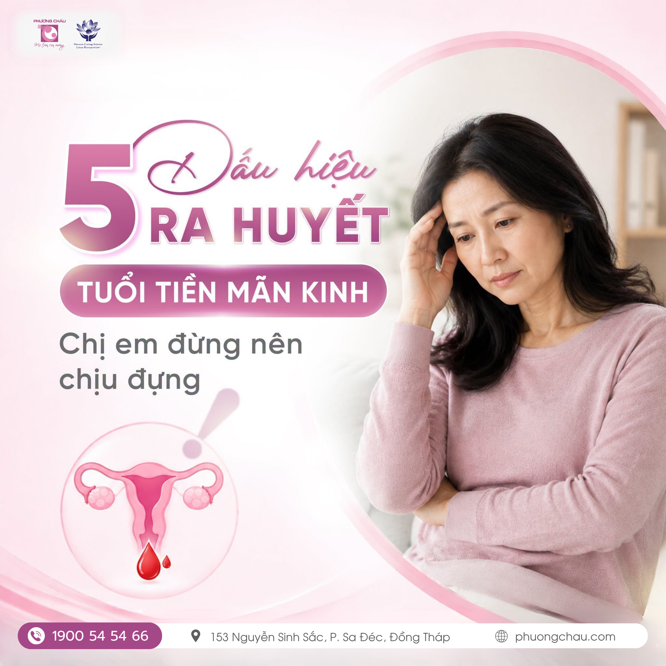Ra huyết bất thường tuổi tiền mãn kinh- Khi nào nên đi khám?