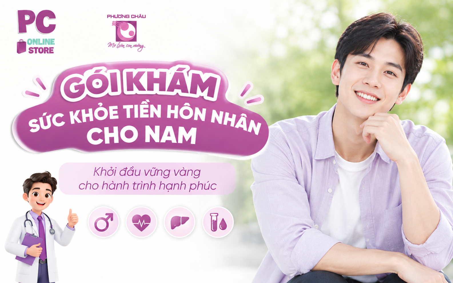Gói Khám Sức Khỏe Tiền Hôn Nhân Cho Nam