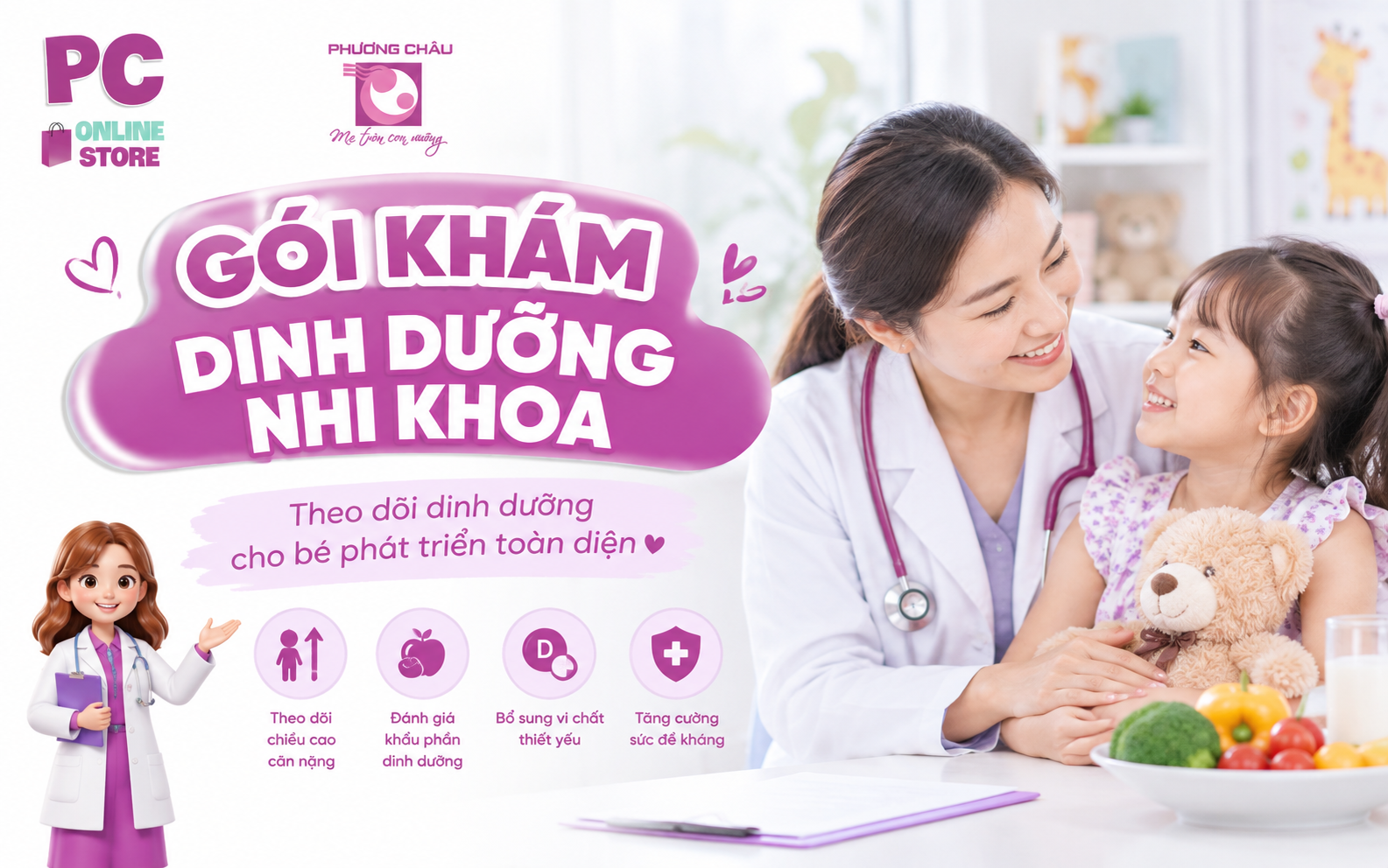 Gói Khám Dinh Dưỡng Khoa Nhi