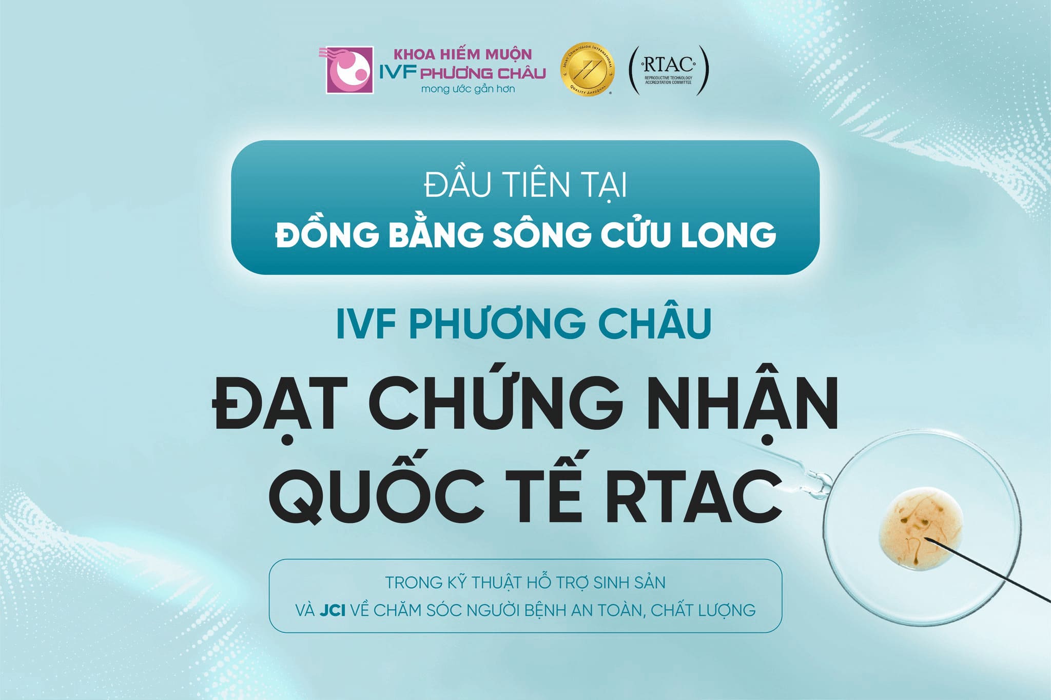 Em bé ra đời tại IVF Phương Châu