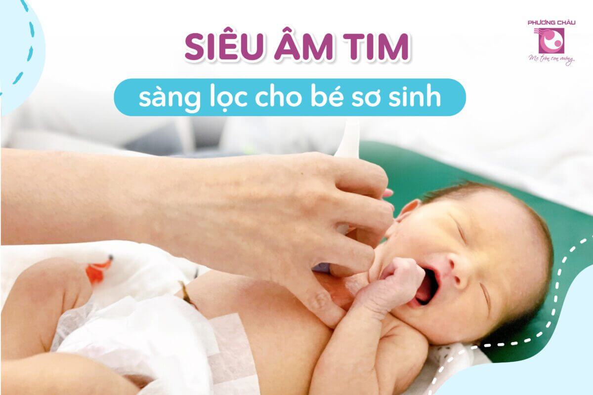 Siêu Âm Tim Sàng Lọc Cho Bé Sơ Sinh