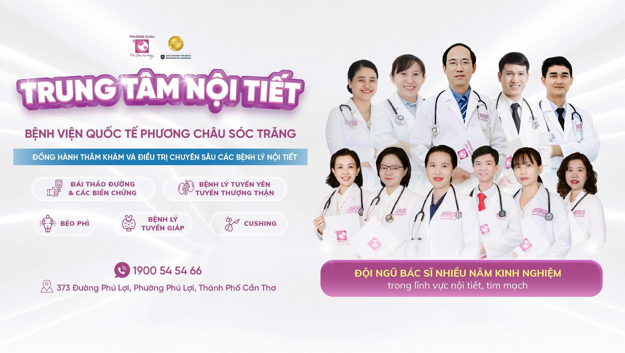 RA MẮT TRUNG TÂM NỘI TIẾT BỆNH VIỆN QUỐC TẾ PHƯƠNG CHÂU SÓC TRĂNG
